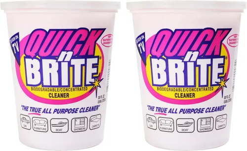 Vista 9 de Quick 'n Brite Pasta de limpieza multiusos, verdadero limpiador multiusos, concentrado, 12 onzas