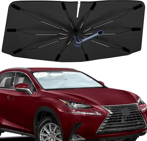 Vista 96 de Sombrilla Parasol para Parabrisas para Mazda 3 2014-2026, Parasol Plegable para Coche para Ventana Delantera, Visera Protectora Solar Altamente