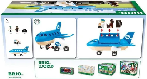 Vista 3 de BRIO aeroplano tren