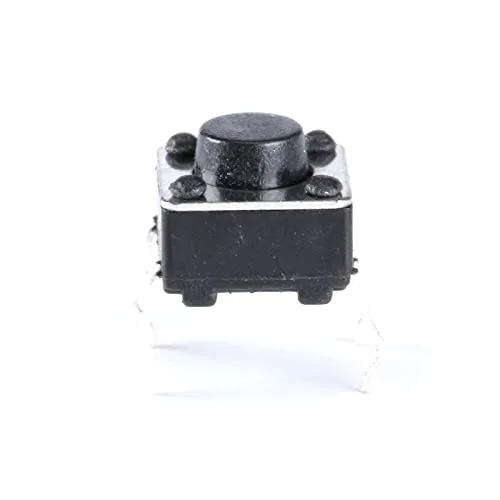 Vista 2 de 100 unids/lote 0.236x0.236x0.197 in 4PIN táctil táctil micro interruptor botón táctil botón de reinicio automático 26.181 in teclas enchufables