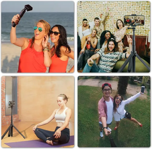 Vista 5 de Soporte extensible de trípode para selfie stick de 28