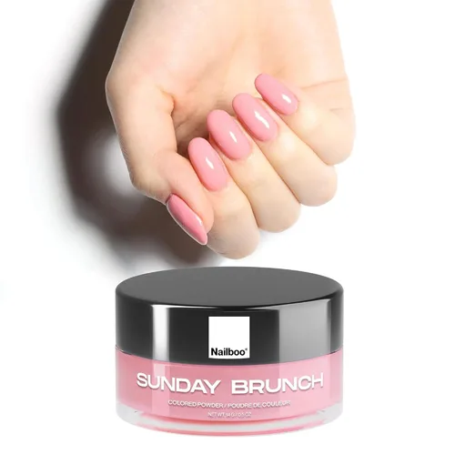 Vista 13 de Nailboo Polvo de inmersión para uñas – Polvo de inmersión de uñas transparente, hecho a medida con fórmula ultrafina altamente pigmentada,