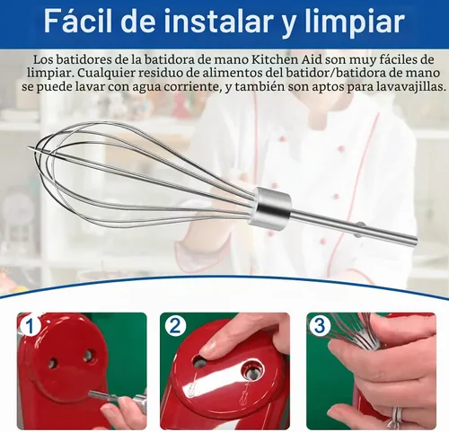 Vista 6 de Accesorios para batidora de mano de cocina para accesorios de batidora