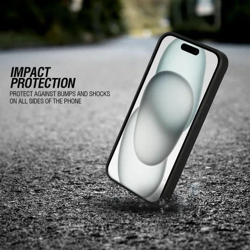 Vista 3 de FINCIBO Funda protectora de goma suave antiarañazos, a prueba de golpes, compatible con Apple iPhone 15 de 6.1 pulgadas 2023, libro de composición