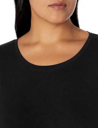 Vista 6 de Tienda Essentials Women's Classic-Fit Long-Sleeve Crewneck T-Shirt (Available in Plus Size)