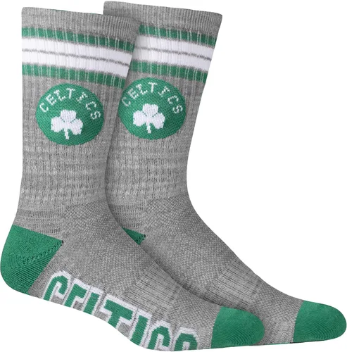 Vista 4 de Ultra Game Men's NBA Official Athletic Cushioned Secure Fit Team Crew Socks-3 Pack