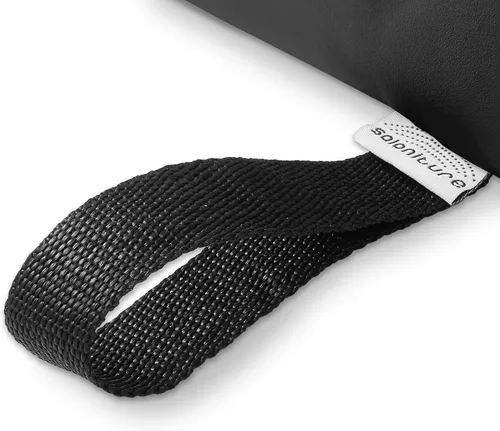 Vista 3 de Saloniture Cojín Refuerzo Semicircular para Mesa de Masaje de Cuello - 13 x 6 x 3 Pulgadas - Negro