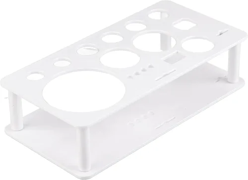 Vista 9 de Gavigain Soporte de herramientas de barman blanco para barman resistente y duradero, soporte para herramientas de barman de plástico para el hogar