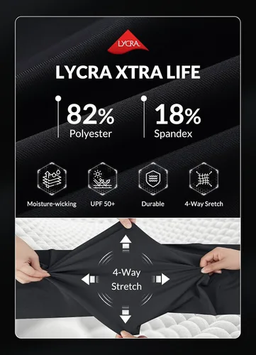 Vista 3 de BALEAF Pantalones cortos de ciclismo acolchados de licra para ciclismo de carretera MTB con bolsillos acolchados con cremallera UPF 50+