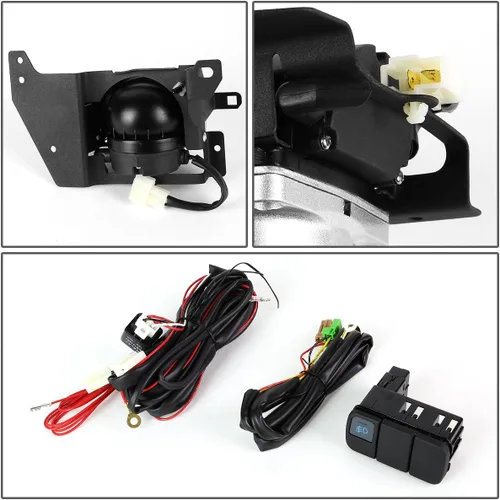Vista 6 de Auto Dynasty Conjunto de Luces Antiniebla Compatible con Honda Civic Coupe Hatchback 1992-1995 de 2/3 Puertas, Repuesto de Lámpara Antiniebla
