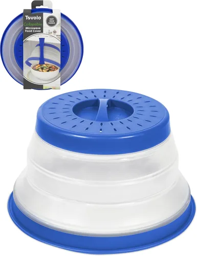 Vista 17 de Tovolo Cubierta antisalpicaduras para microondas para alimentos, mediano (rojo manzana acaramelada) – Tapa protectora antisalpicaduras de silicona