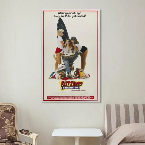 Vista 7 de Pósteres de películas retro de Fast Times at Ridgemont High Retro de los años 80, impresión artística para pared, pintura fotográfica, póster