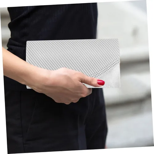 Vista 3 de LIFKOME Bolso de noche para mujer, bolso de mano de moda con cadena para bolsos de mujer