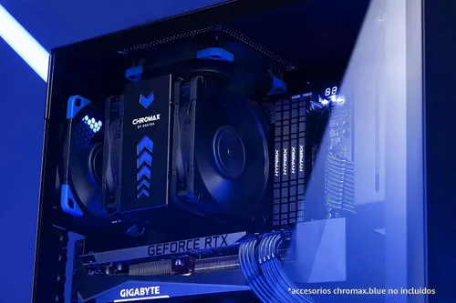 Vista 9 de Noctua NH-U12A chromax.negro, Enfriador de CPU de torre única de 120mm (negro) 158mm Height, High-End Low-Noise Cooling, For Intel & AMD, Dual