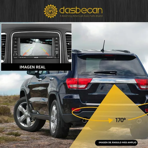 Vista 3 de Dasbecan Backup Camera Compatible with 2011-2013 Jeep Grand Cherokee