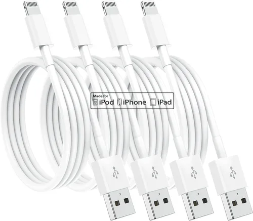 Vista 18 de Susnwere Cable de carga extra largo para iPhone de 15 pies, [certificado Apple MFi], cable USB a Lightning de 15 pies, cable de carga rápida
