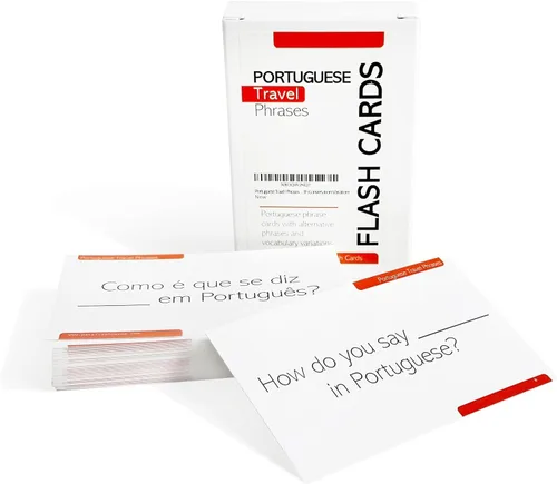 Vista 4 de Pat's Flash Cards Paquete de 150 frases esenciales en portugués