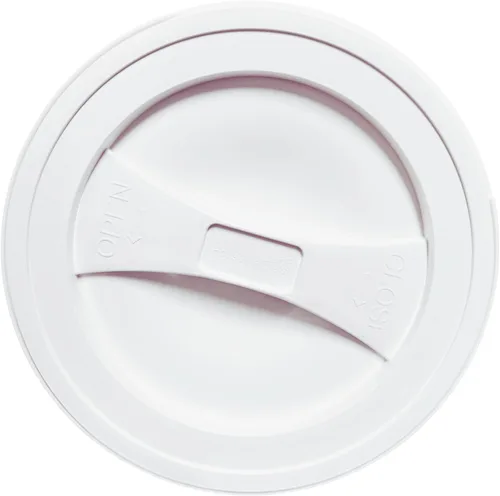 Vista 2 de House Naturals Contenedor de cubo azul de 2 galones de grado alimenticio, sin BPA, fabricado en Estados Unidos, con tapa de rosca blanca