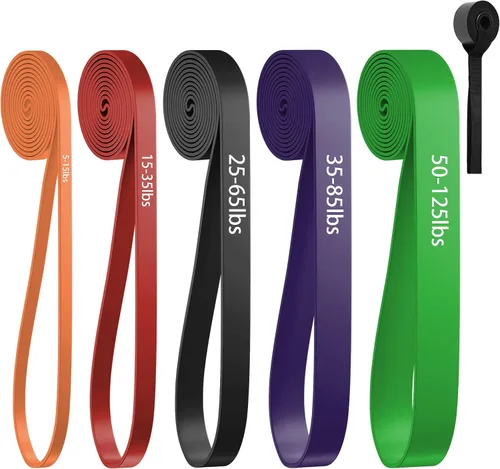 Vista 8 de Resistance Bands, Pull Up Assist Bands - Workout Bands, Eexercise Bands, Long Resistance Bands Set for Working Out, Fitness, Training, Physical