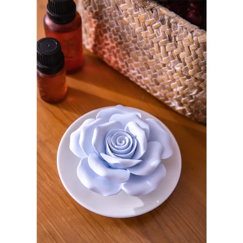 Vista 8 de Difusor pasivo de flores de aceite esencial - Difusores de aromaterapia de porcelana no eléctricos para habitación pequeña mini, decorativo