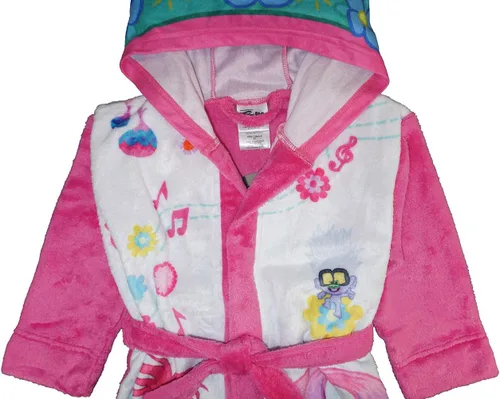 Vista 4 de Bata de felpa para niñas pequeñas