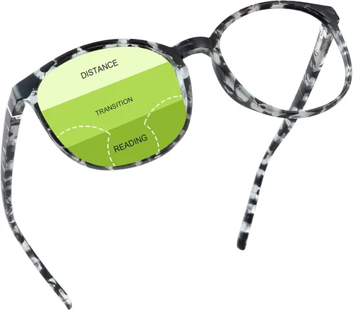 Vista 12 de YEIN Gafas presbípicas multifocales progresivas, gafas de sol grises fotocrómicas