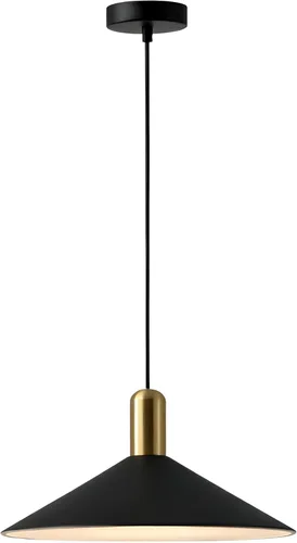 Vista 8 de KCO Iluminación moderna de metal negro lámpara colgante de latón dorado isla de cocina lámpara colgante industrial mate negro granero Pedant