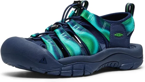 Vista 45 de KEEN Newport H2 Sandalias de punta cerrada para hombre Aleación/oro crema