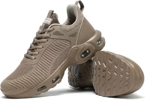 Vista 4 de Kapsen Men's Air Running Shoes Lightweight Breathable Walking Shoes Non Slip Fashion Sneakers Mesh Workout Casual Sports Shoes