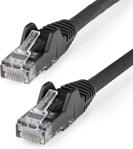 Vista 53 de StarTech Cable Ethernet CAT6 de 6 pulgadas – Cable Ethernet CAT 6 Gigabit amarillo -650 MHz 100 W PoE RJ45 UTP Network/Patch Cord Snagless w/Strain