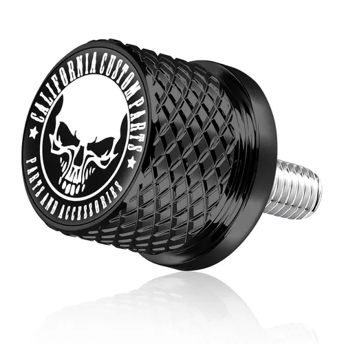 Vista 9 de GUAIMI Tornillo de perno de asiento de guardabarros moleteado inoxidable de 1/4 "-20 roscas compatible con Harley 1996-2026 Sportster Touring