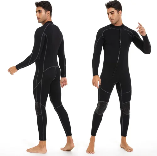 Vista 7 de Traje de neopreno OMGear para buceo de 2 mm y 3 mm para hombres y mujeres, traje de neopreno térmico de cuerpo corto/completo para adultos, traje