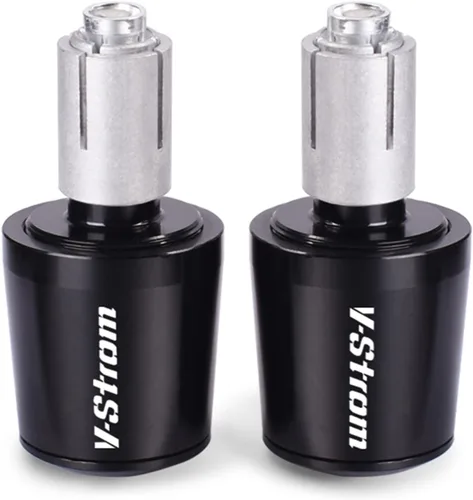 Vista 4 de Extremos de manillar de motocicleta para Suzuki VStrom 650 V-Strom 650 1000 1050/xt DL250 DL650 Dl1000 Accesorios extremo de mango (color negro)