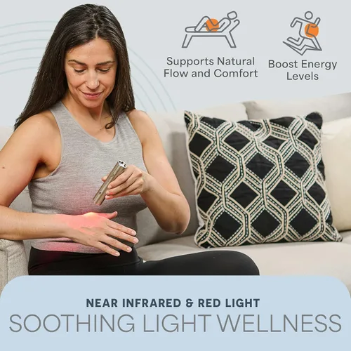 Vista 11 de LifePro Terapia de luz infrarroja y roja para el bienestar de las articulaciones y músculos corporales, dispositivo portátil de terapia de luz roja