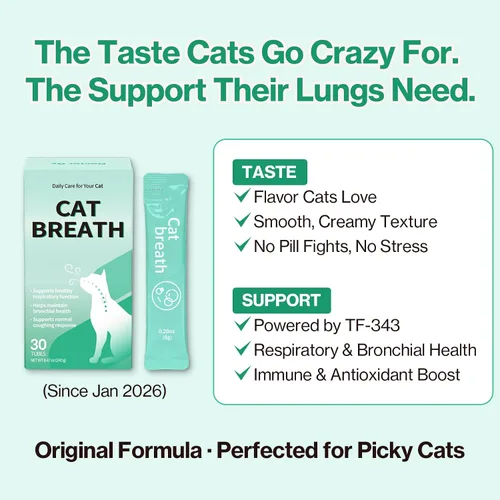 Vista 4 de Doctor By Suplementos Bronquiales para el Aliento de Gatos Tratamiento para Estornudos de Gatos Asma Resfriado Tos Alivio Nasal Apoyo Respiratorio e
