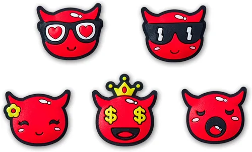 Vista 6 de TickTalk Chums 4 dijes de reloj, encantos de pulsera de reloj (Lil' Devils)