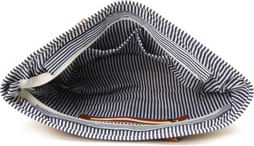 Vista 4 de Epsion Bolsos de playa de paja con borlas para el verano, bolso de hombro tejido a mano con pompones