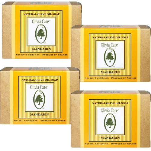 Vista 7 de Olivia Care Jabón de baño y barra corporal de té verde prémium Orgánico, vegano y natural Aceite de oliva Repara, hidrata, hidrata y limpia