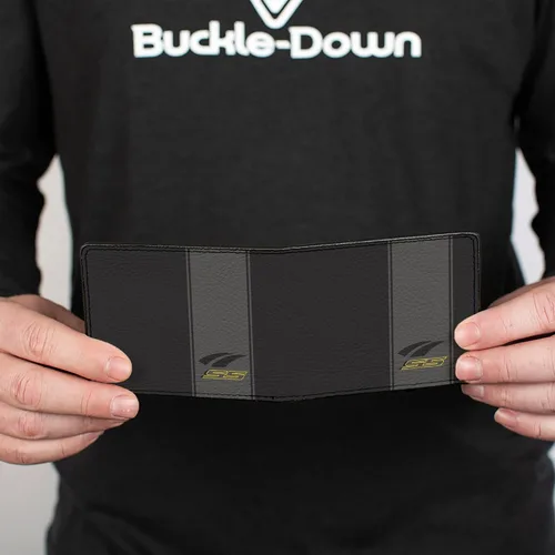 Vista 4 de Buckle-Down Billetera de PU Bifold CMP 06 Camaro SS Negro/Gris, Multicolor, 4.0" x 3.5", Varios colores, Buckle-down Cartera Pu Bifold - Cmp 06