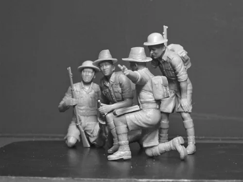 Vista 8 de ICM Modelos CM Gurkha Rifles 1942-1944 Modelo Kit (escala 1/35)
