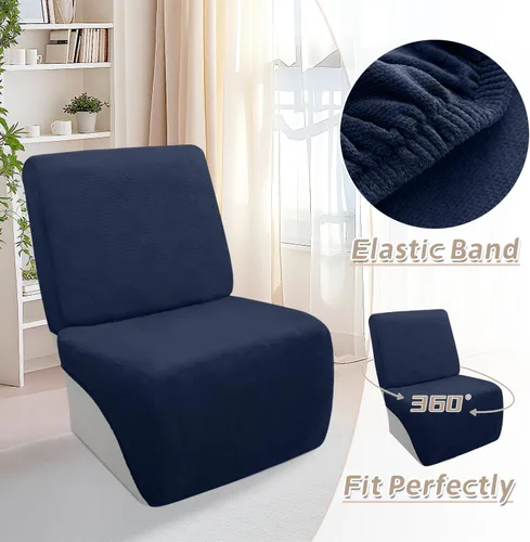 Vista 656 de Arfntevss Fundas de sofá seccional reclinable de terciopelo, Funda de sofá seccional de esquina para sofá reclinable, Funda elástica suave