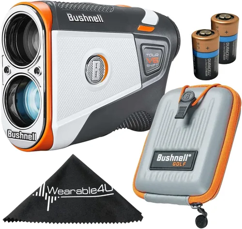Vista 8 de Bushnell Tour V6 / Tour V6 Shift Telémetro láser de golf con paquete Wearable4U