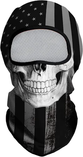 Vista 28 de Obacle Máscara Facial Pasamontañas para Hombres y Mujeres Ligera para Esquí, Caza, Ciclismo, Pesca Bear Cara Abierta Marrón