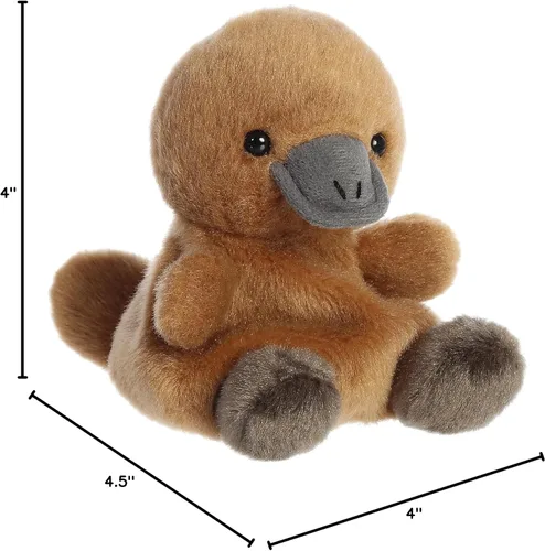 Vista 6 de Aurora® Adorable Palm Pals™ Patty Platypus™ - Animal de peluche coleccionable divertido para niños y coleccionistas adultos - Perfecto para decorar