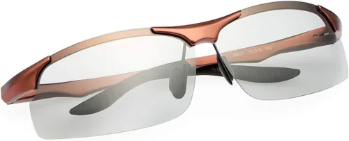 Vista 8 de YIMI Gafas de sol deportivas polarizadas fotocrómicas para hombre, ciclismo, pesca, conducción, protección UV, gafas antirreflejos