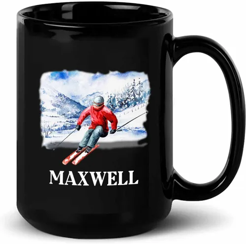 Vista 20 de Taza de café de fútbol personalizada con nombre, regalos para hombres, mujeres, amantes del fútbol, taza de cerámica negra personalizada de 11 onzas