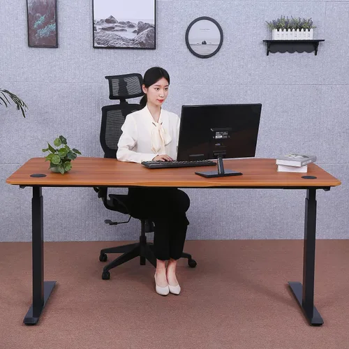 Vista 4 de Escritorio de pie eléctrico con altura regulable de la serie Elite de ApexDesk, 71