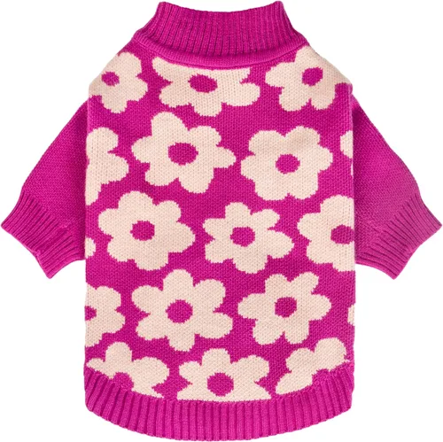 Vista 12 de Fitwarm Suéter de plátano para perro, ropa térmica de invierno para perros pequeños, niños y niñas, atuendo para mascotas, marrón, amarillo, XS