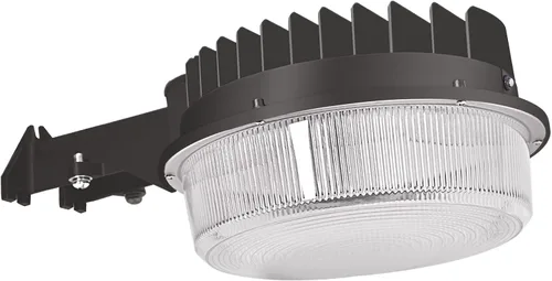 Vista 10 de Luz LED de granero, luz de patio al aire libre del atardecer al amanecer con fotocélula, ultra brillante 5000K luz diurna 7500lm, reemplazo de 500W