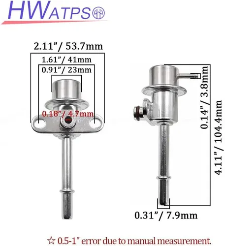 Vista 3 de PR4068 Regulador de presión de inyección de combustible 3 bar para MAZDA 626 ALLEGRO para FORD LASER 1999-2008